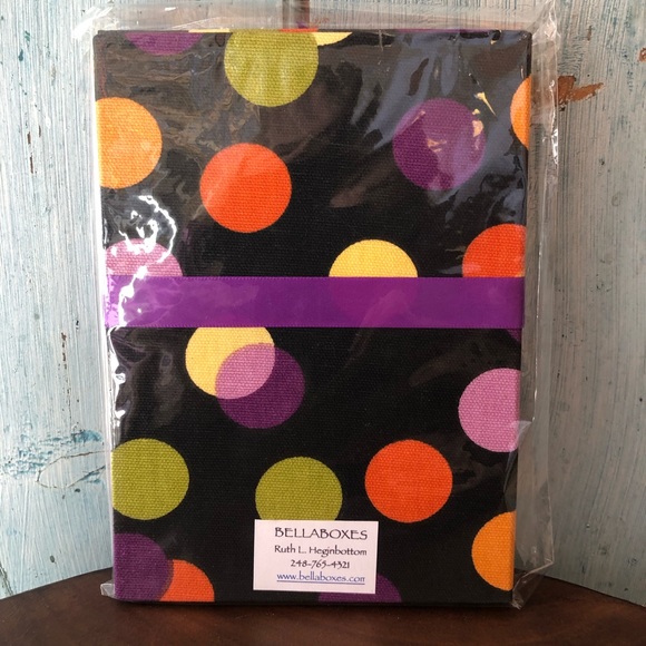 Polka-dot, fold-out photo album to hold 6 of your favorite pics - Picture 6 of 6